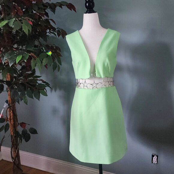 Premium Star Embellished Tailored Minidress - Picture 3 of 5